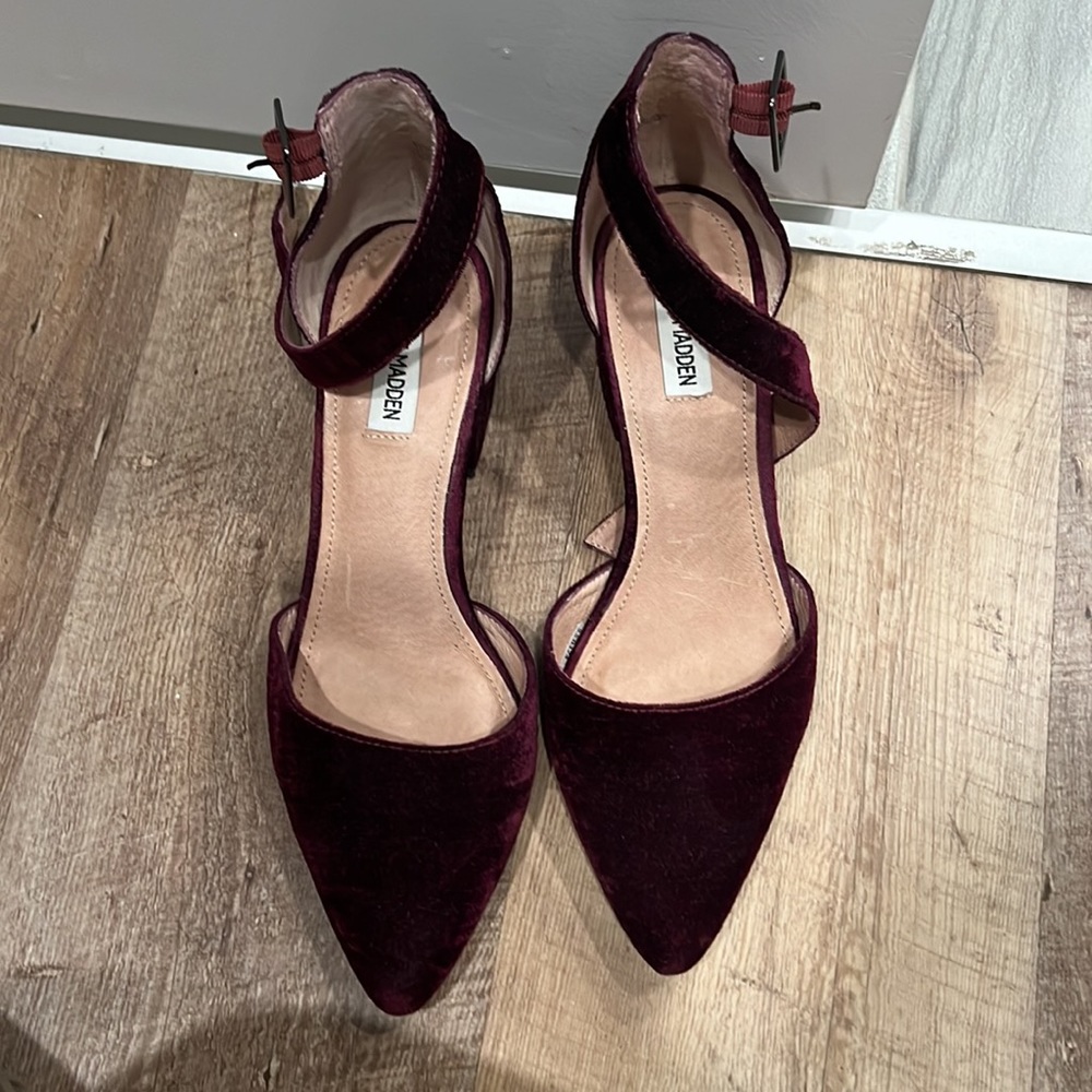 Steve Madden Pointed Toe Block Heel With Ankle St… - image 2